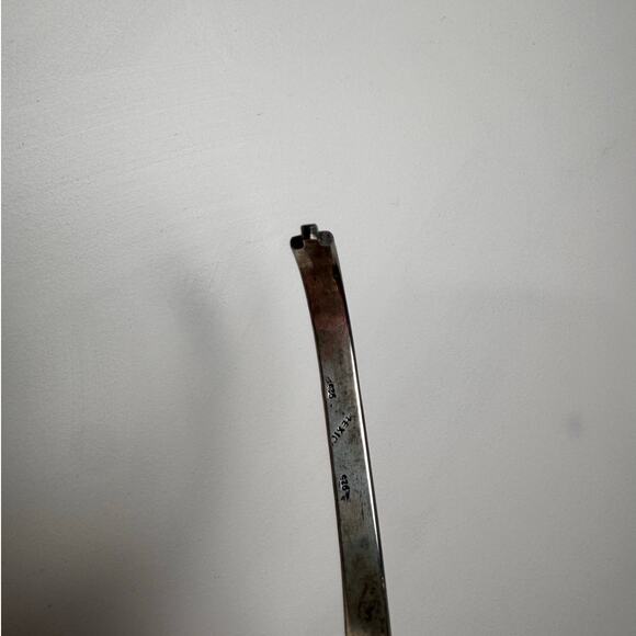 Vintage Mexican 925 Sterling Silver Green Turquoise Bangle Bracelet - Picture 6 of 8